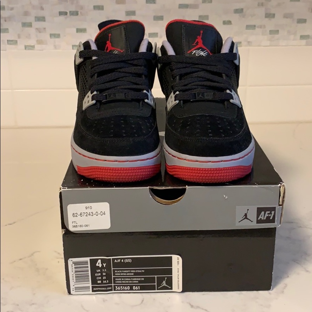 Jordan AJF 4 (GS) Worn only twice!